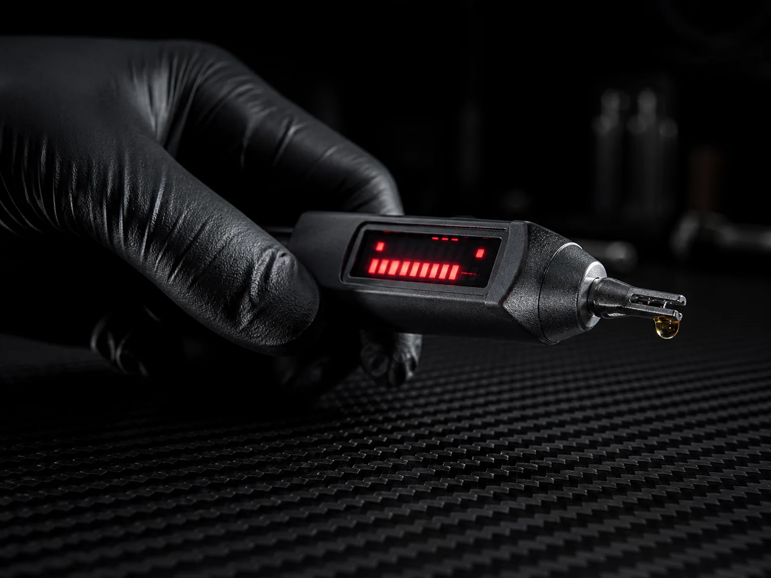 Teste técnico de contaminação do fluido de freio DOT 4